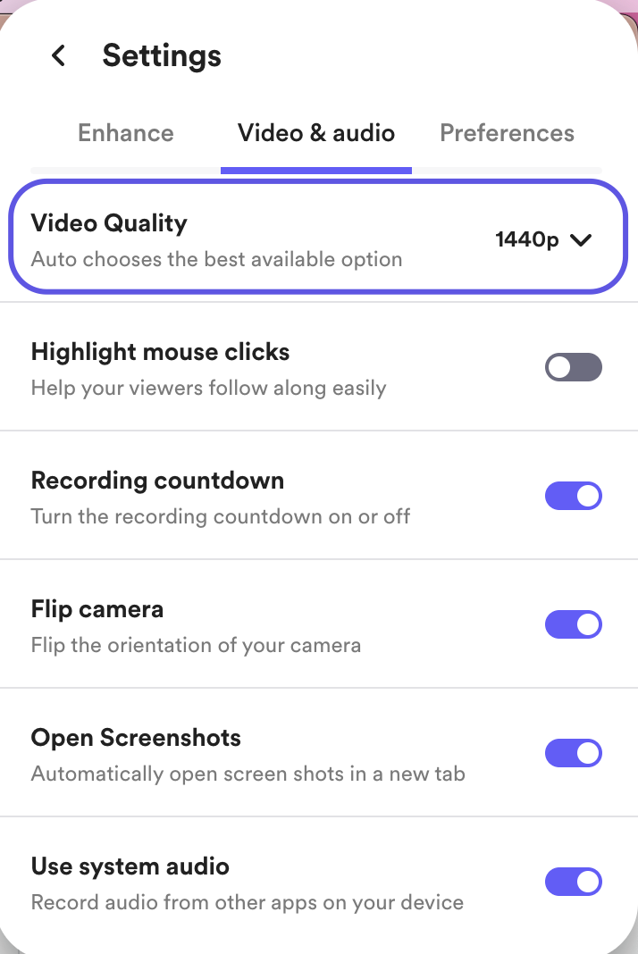 How To Record a Video with Better Quality