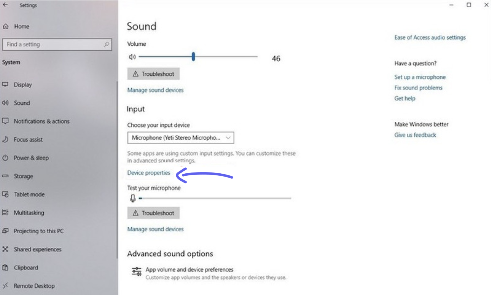 Windows 10 микрофон. Windows Audio settings. Windows 10 микрофон по умолчанию. Как поставить микрофон по умолчанию на виндовс 10. Device properties